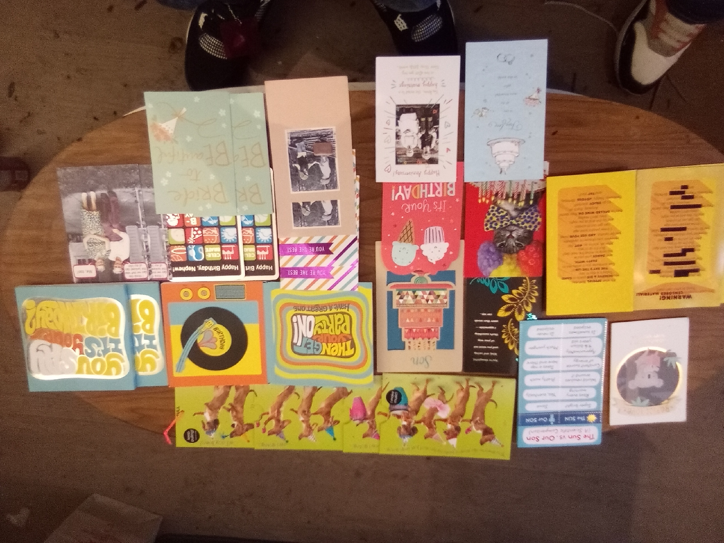 Assorted Greeting Cards - Birthday, Wedding, Thank You