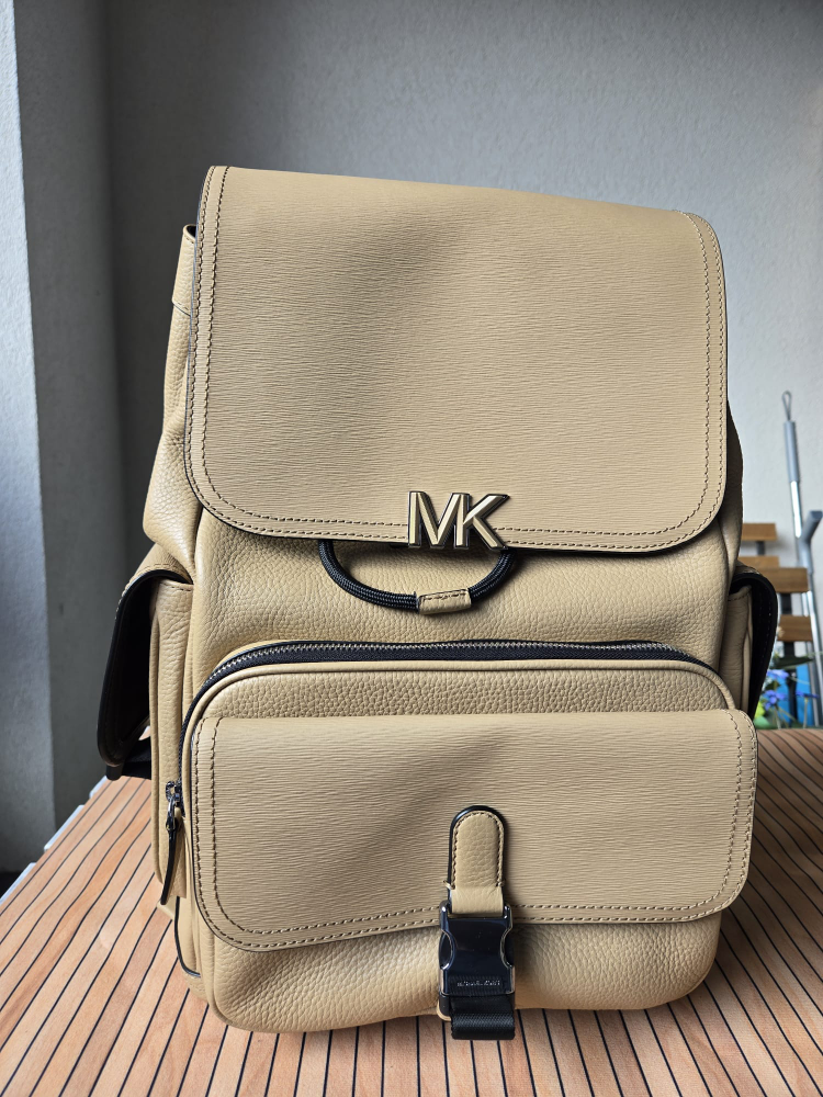 Michael Kors Hudson Leather Backpack