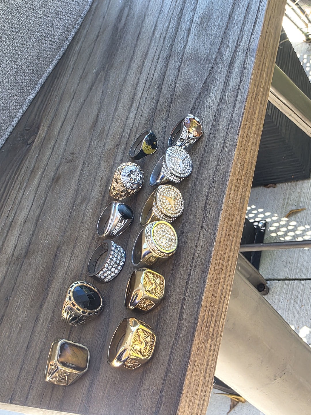 Assorted Men's Rings. Each $15