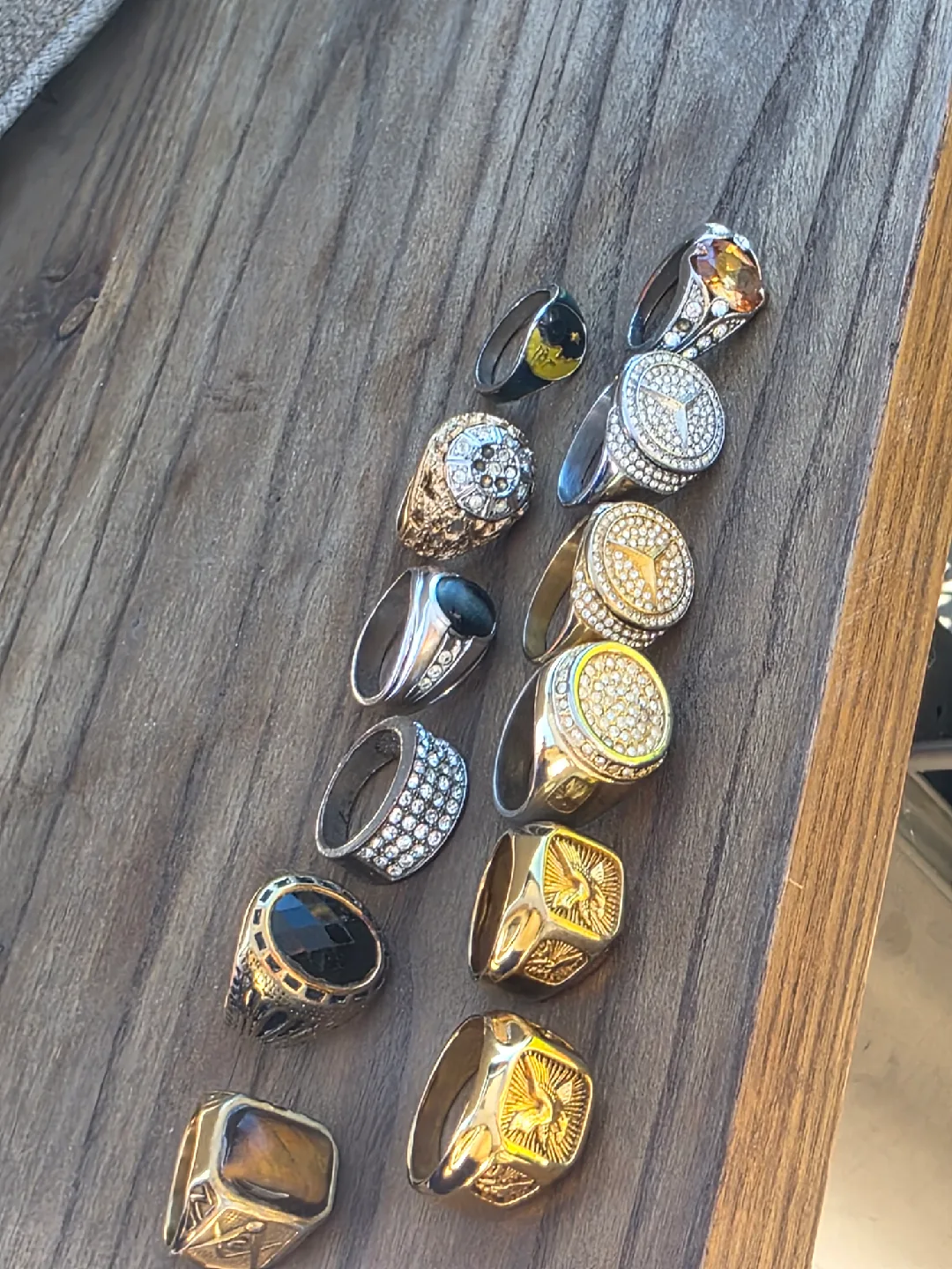 Assorted Men's Rings. Each $15 image indicator(2)