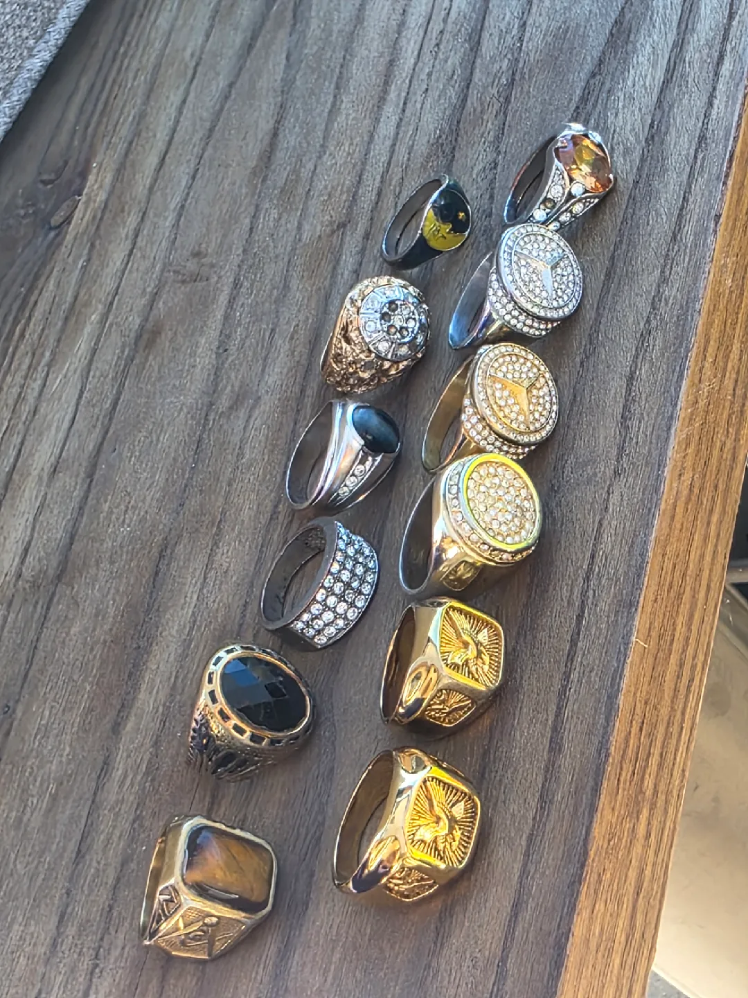 Assorted Men's Rings. Each $15 image indicator(3)
