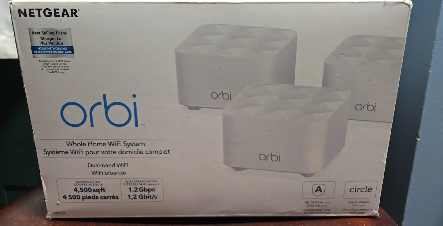 Netgear Orbi Whole Home WiFi System - Like New! image indicator(2)