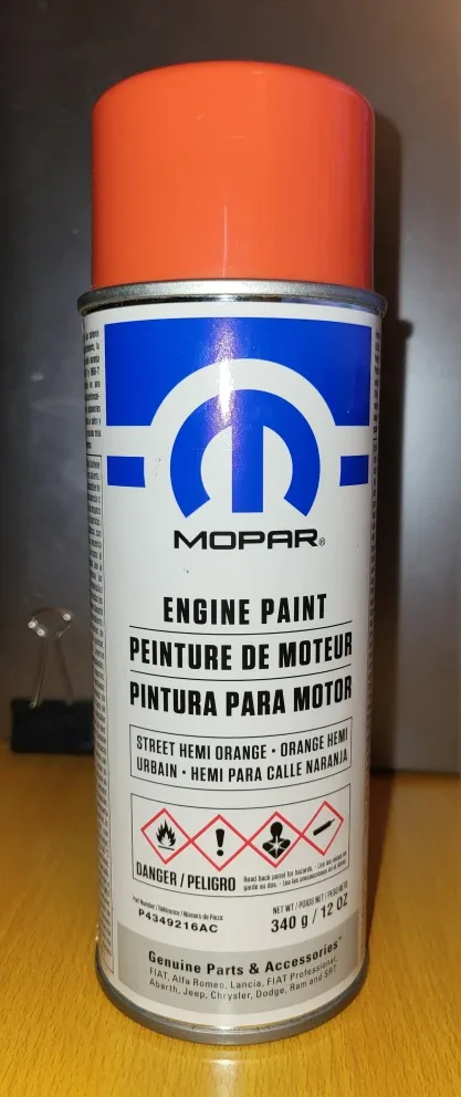 Mopar Engine Paint - Street Hemi Orange thumbnail