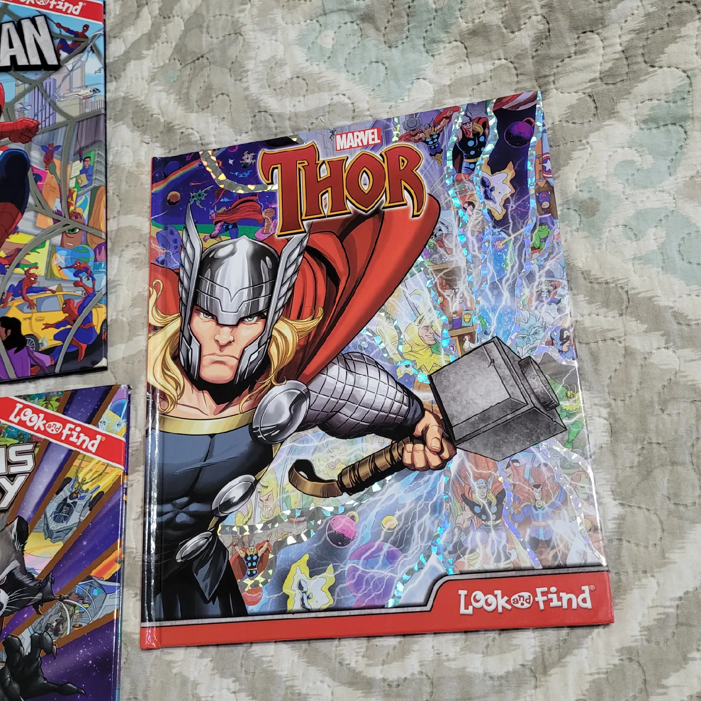 Lot of 3 Marvel "Look and Find " Hardcover Books image indicator(3)