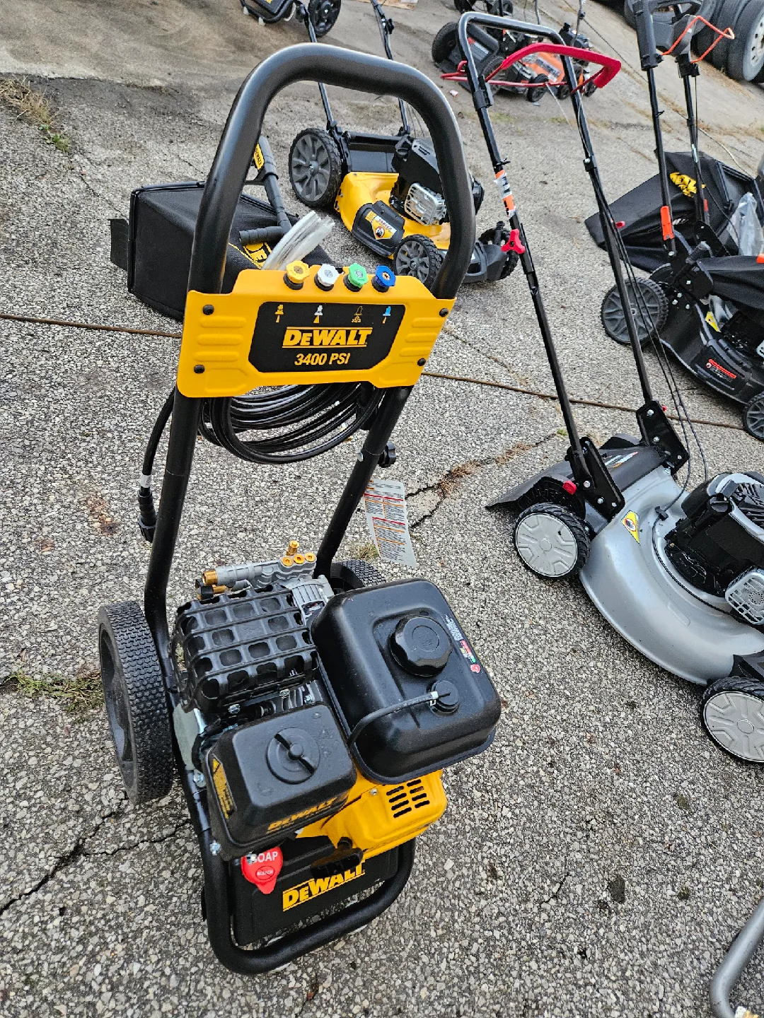 DeWalt  Pressure Washer image indicator(5)