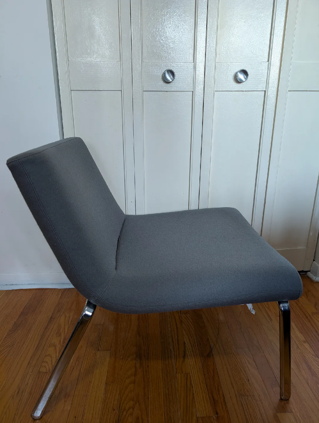 Keilhauer Grey Upholstered Lounge Chair image indicator(6)