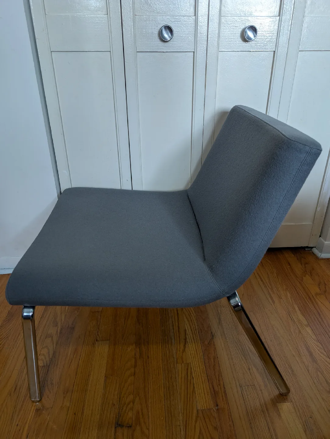 Keilhauer Grey Upholstered Lounge Chair image indicator(7)