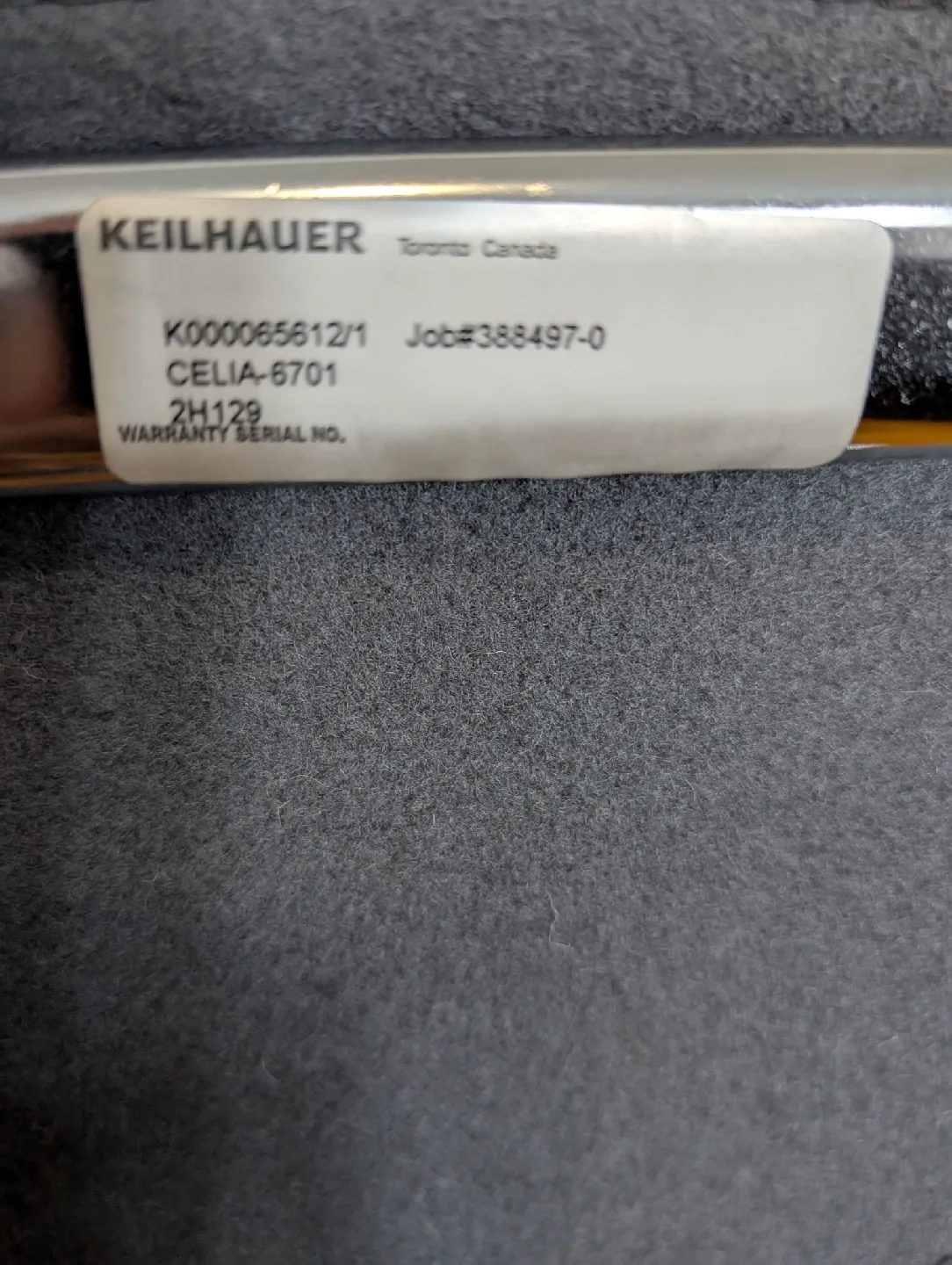 Keilhauer Grey Upholstered Lounge Chair image indicator(8)