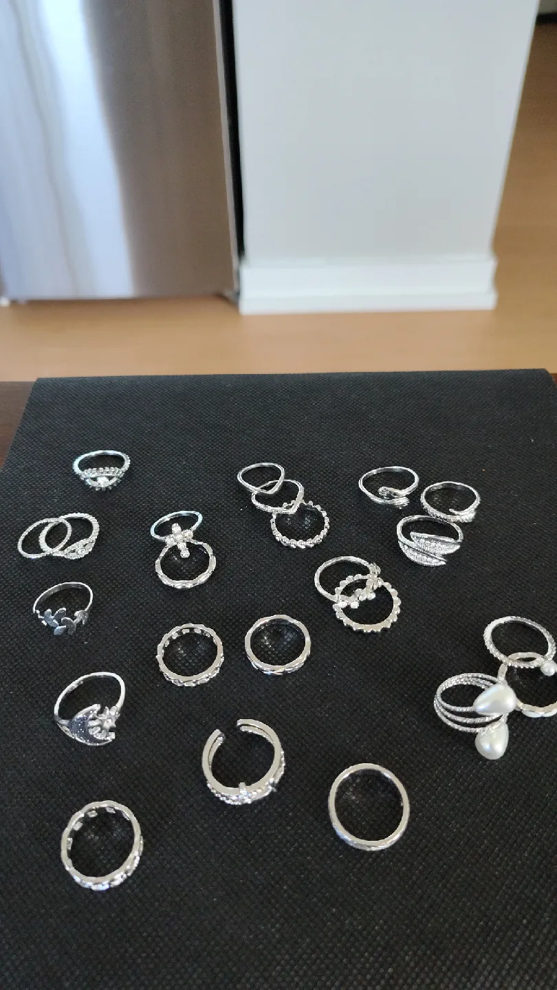 Silver Tone Fashion Rings - Assorted Styles thumbnail