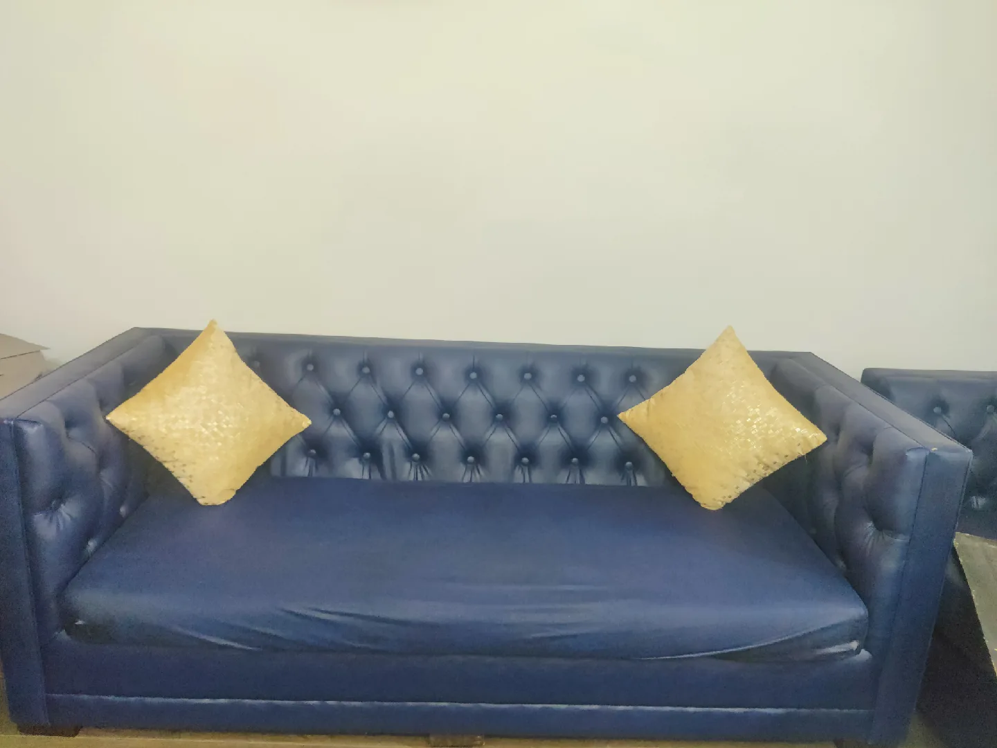 Move out Sale - Leather 3 seater sofa
