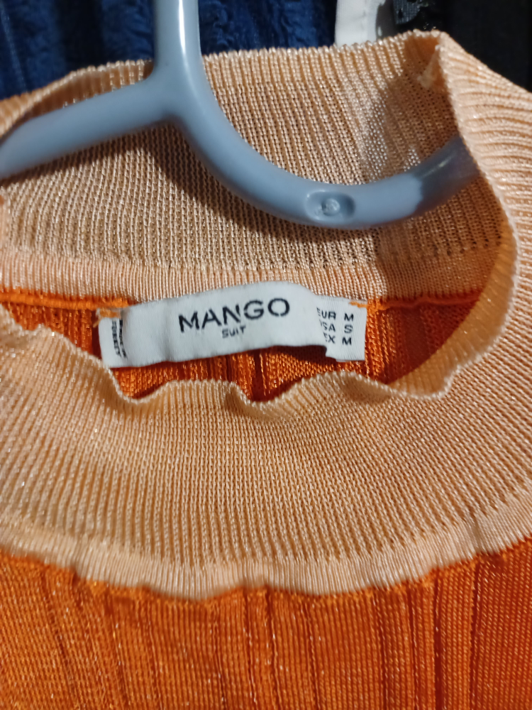 Mango Suit Orange Top - Size M - photo 3