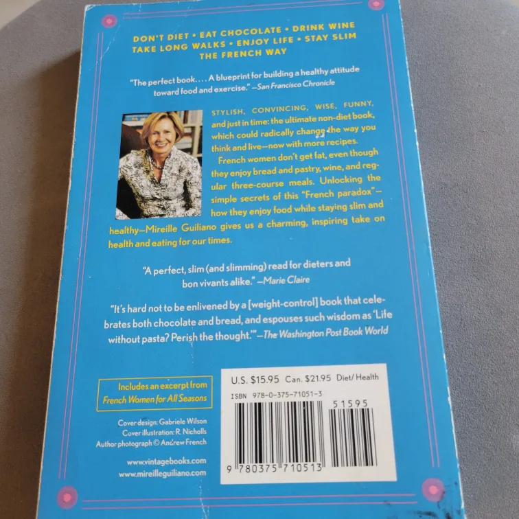 "French Women Don't Get Fat" by Mireille Guiliano image indicator(2)