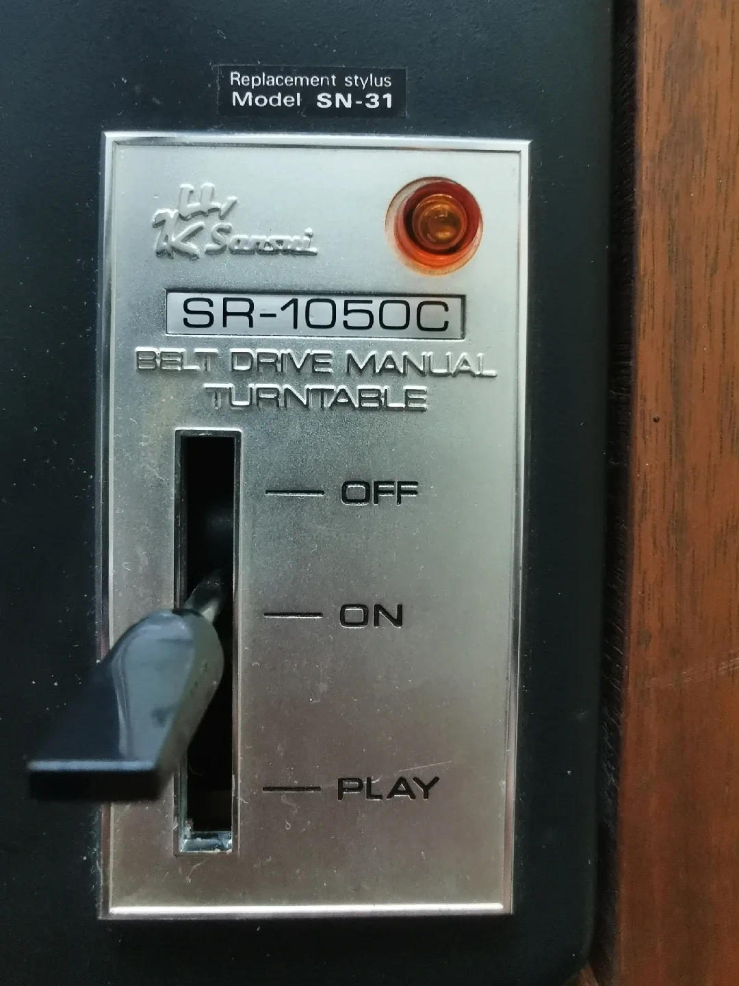 Vintage Sansui Turnable image indicator(3)