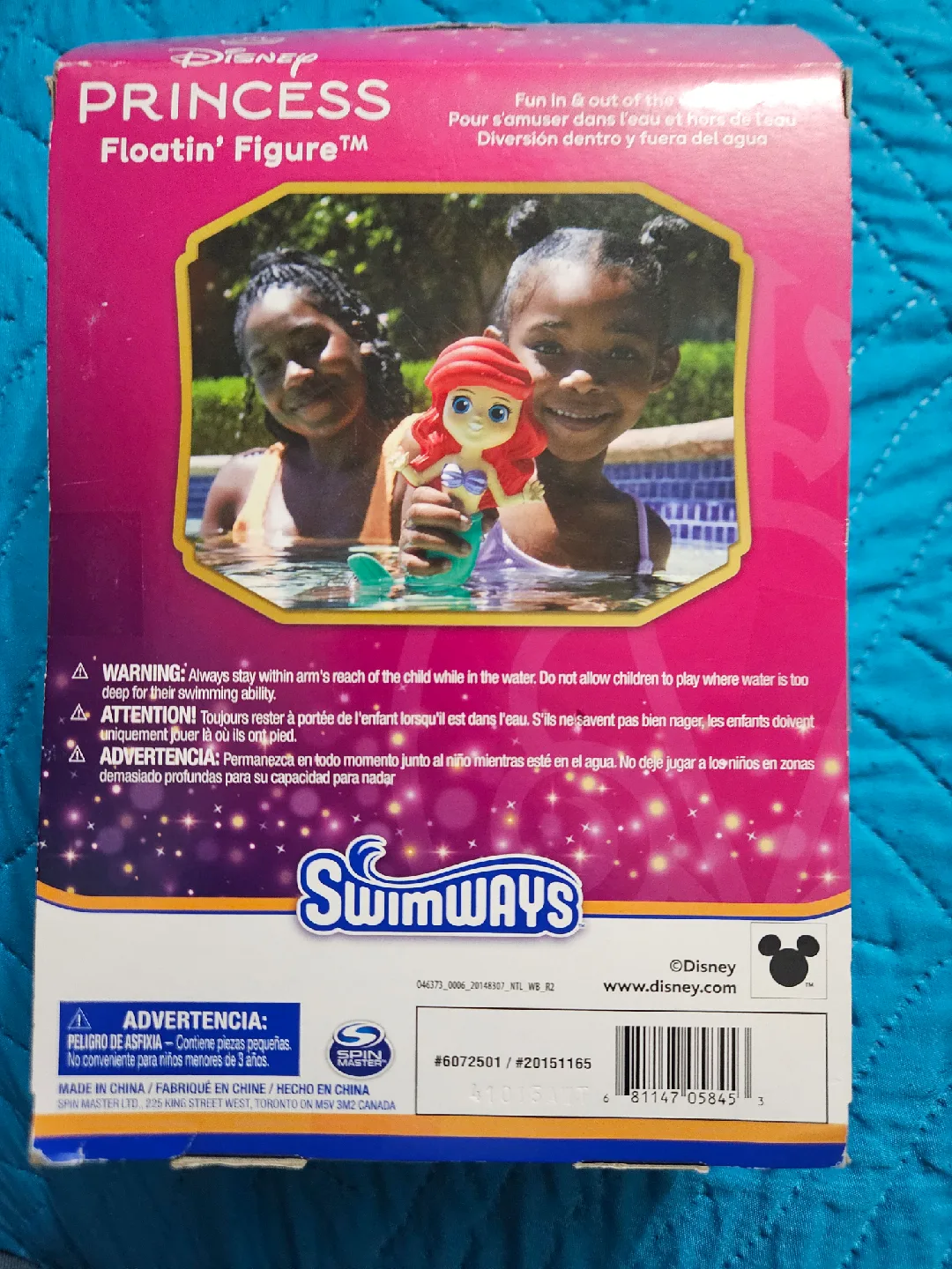 Disney Princess Ariel Floatin' Figure SwimWays, New in Box image indicator(2)