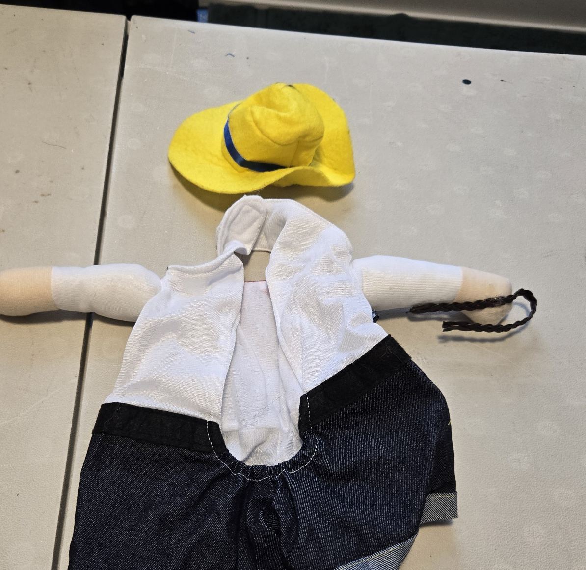 FurBaby Cowboy Outfit - Hat, Vest, Shorts - photo 2