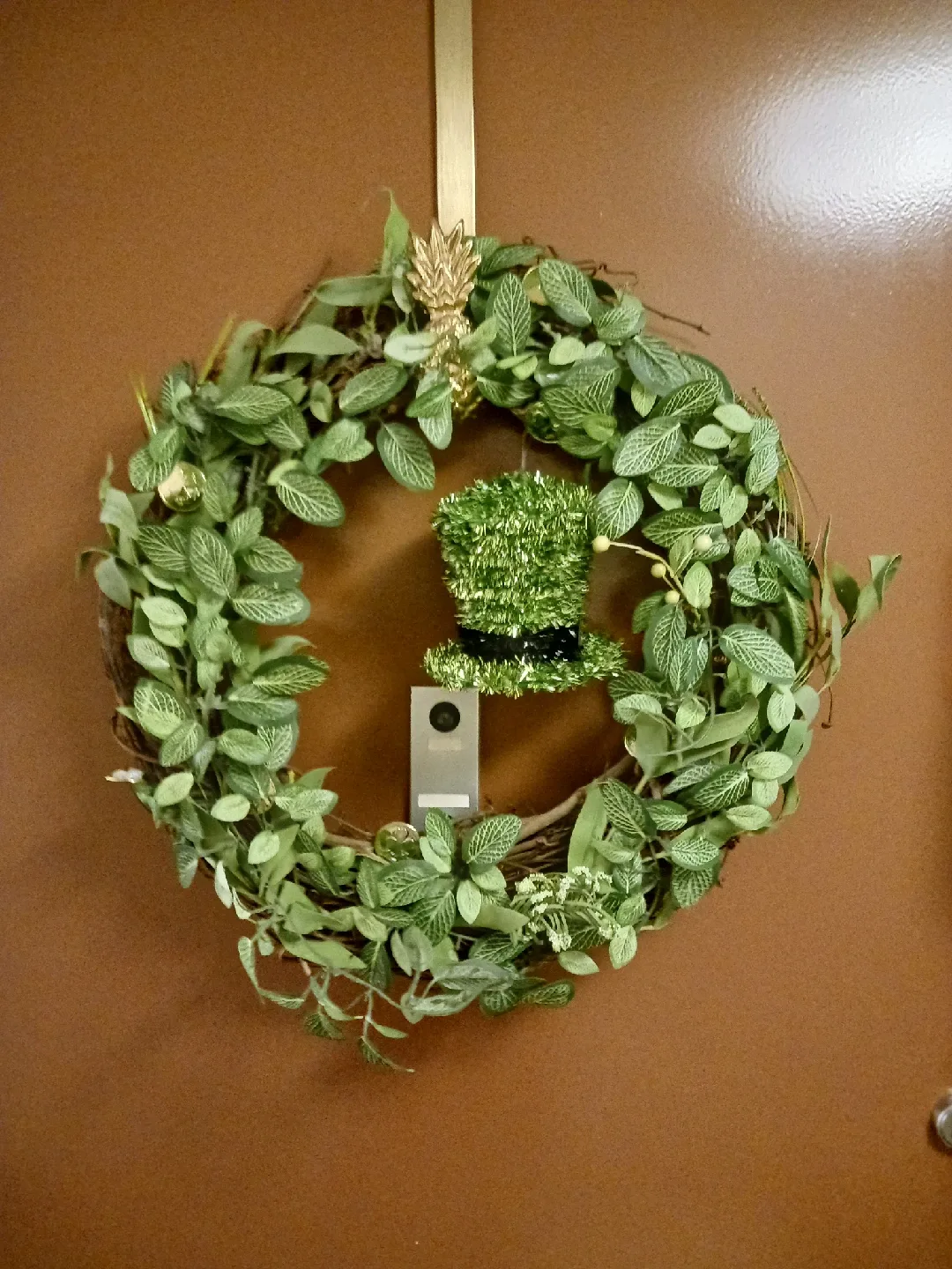 St. Patrick’s Day Green Leaf Wreath – Door or Wall Decor image indicator(2)
