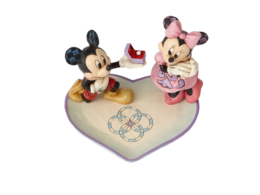 Disney Jim Shore Mickey & Minnie Proposal Figurine image indicator(2)