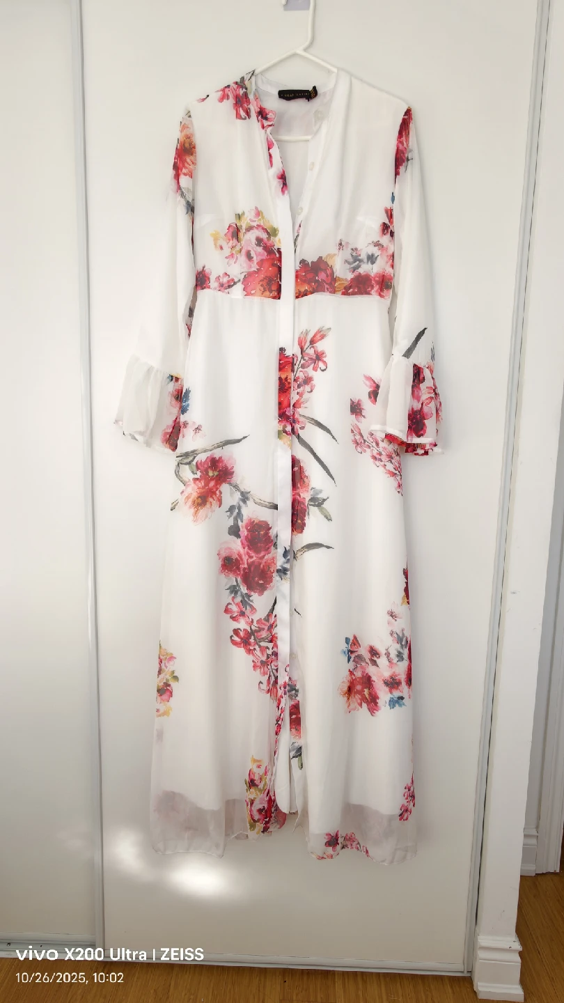 Annah Hariri Floral Print Maxi Dress Size 8 - photo 2