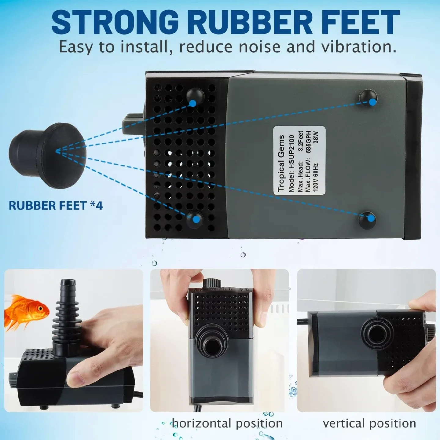 Versatile Submersible Pond Pump BNIB image indicator(3)