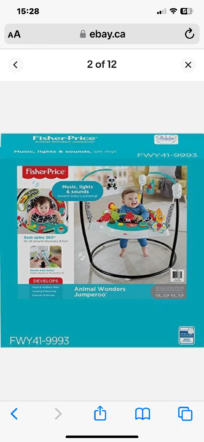 Fisher-Price Animal Wonders Jumperoo image indicator(3)