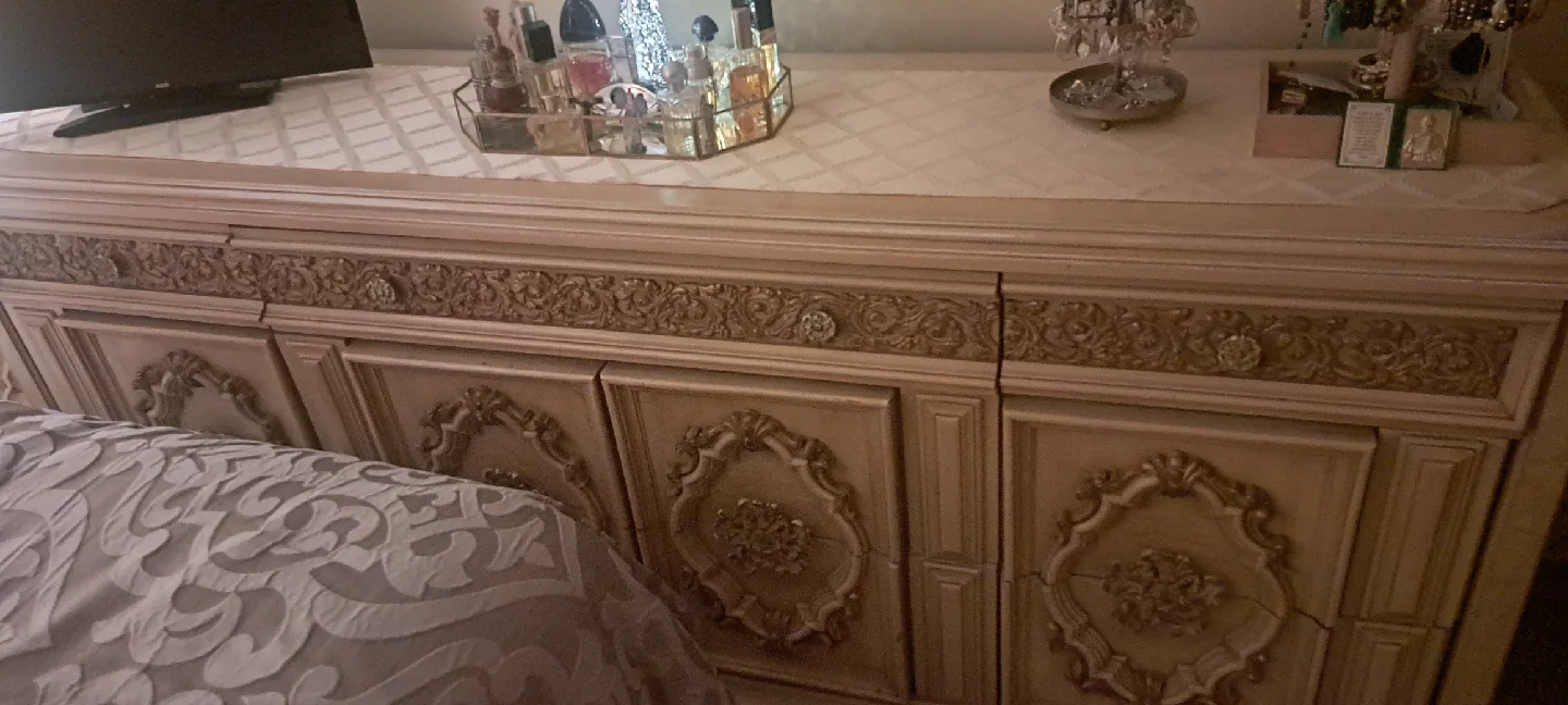 Ornate Beige Dresser image indicator(3)