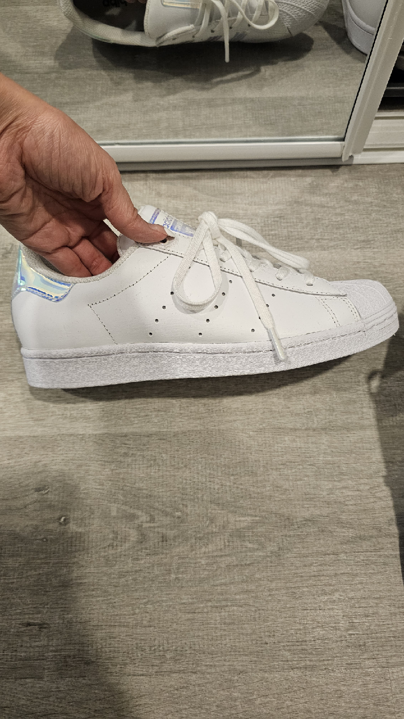 Adidas Superstar Stan Smith White Shoes Size 6.5 US - photo 3