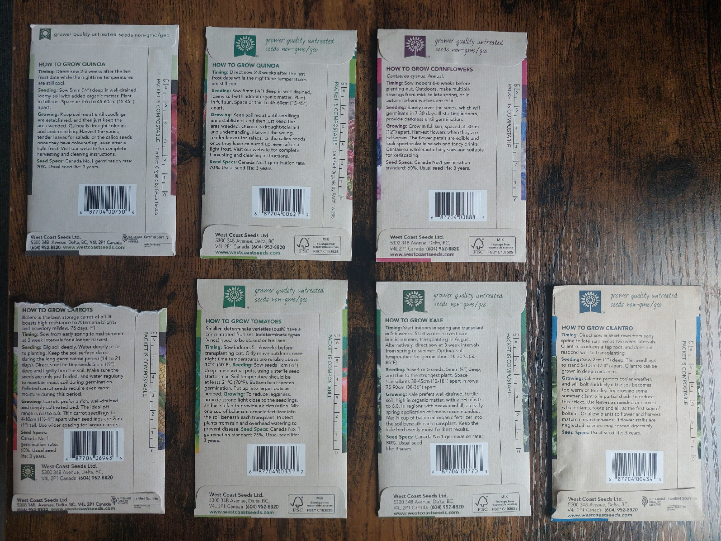 Free West Coast Seeds Packs - photo 2