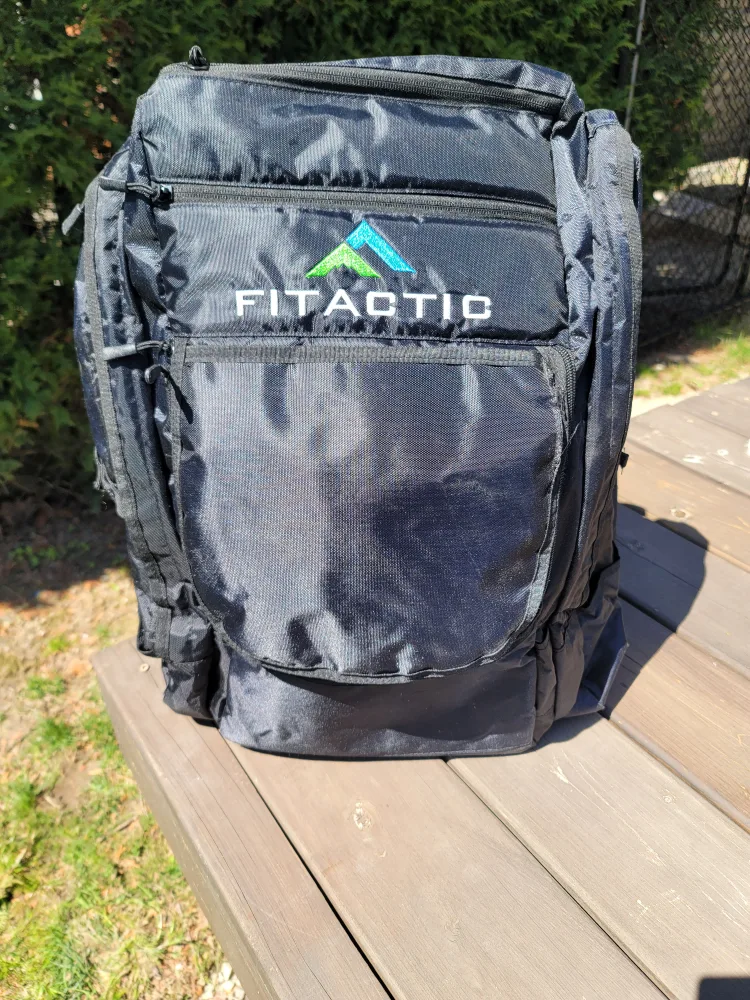 🥕 FITactic Luxury Frisbee Disc Golf Backpack - Black image indicator(8)