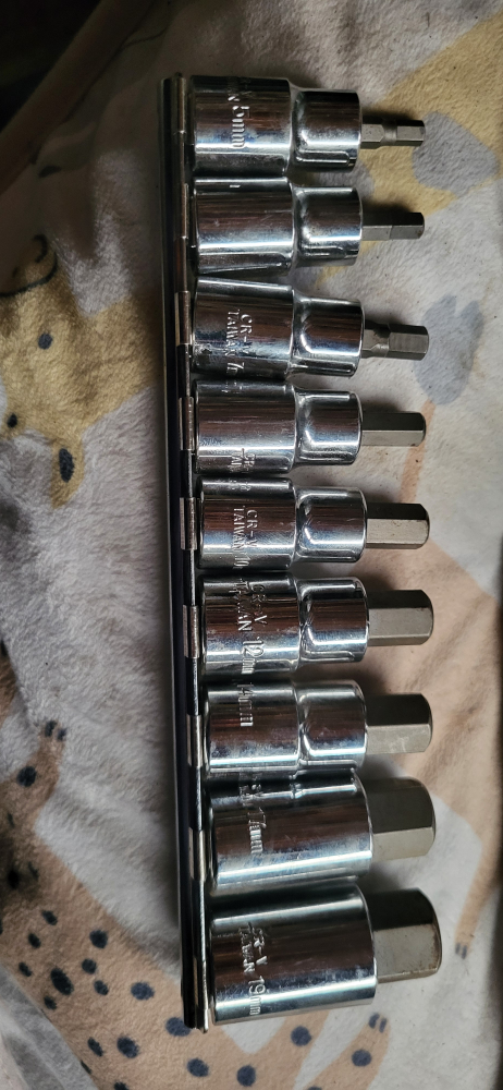 CR-V Hex Bit Socket Set (9-Piece)
