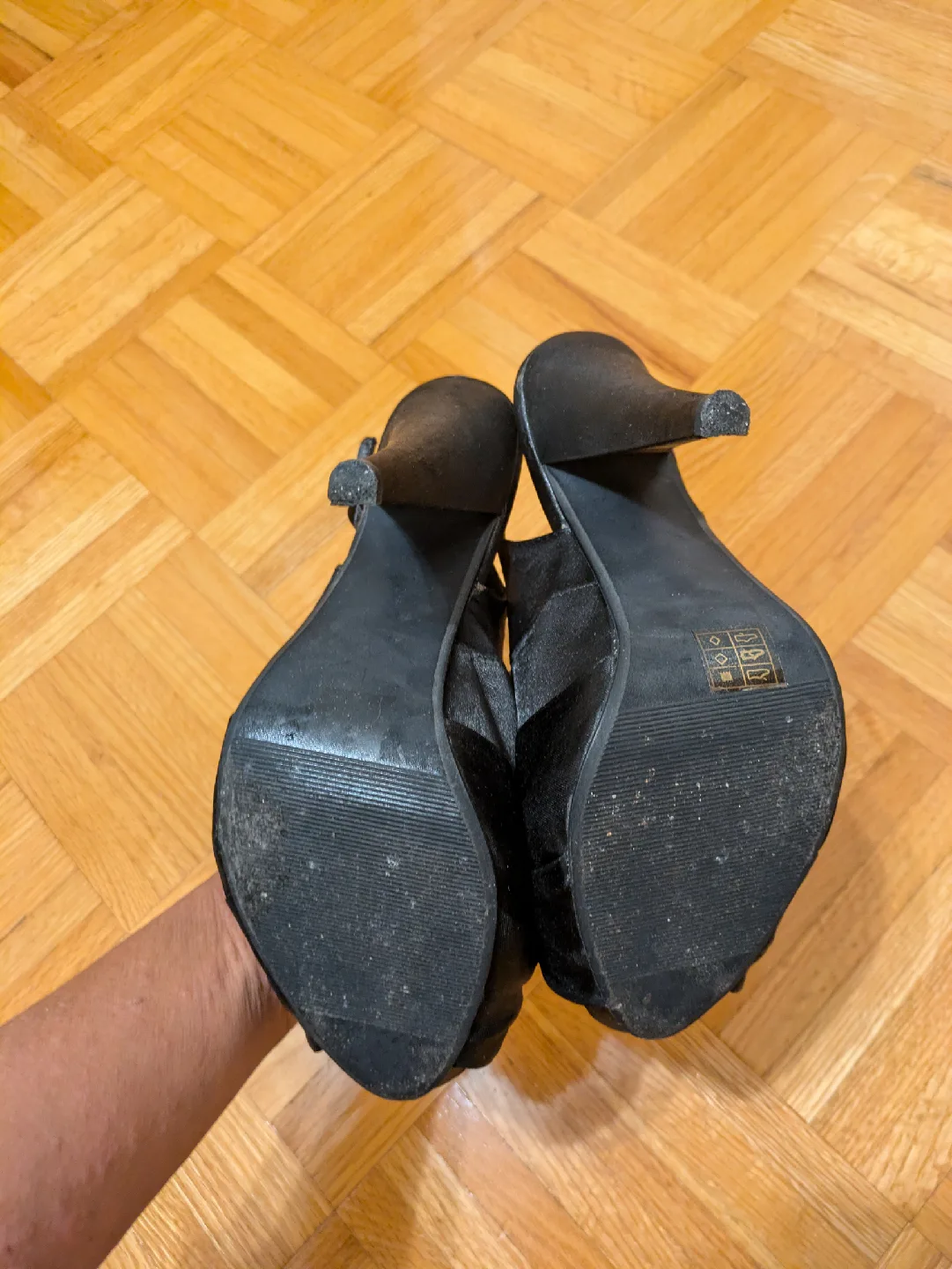 Black heels call it spring size 6 image indicator(2)