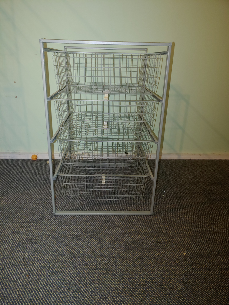 Wire Basket Storage Unit - photo 2