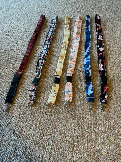 Handmade Fabric keychain image indicator(2)