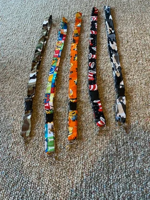 Handmade Fabric keychain image indicator(3)