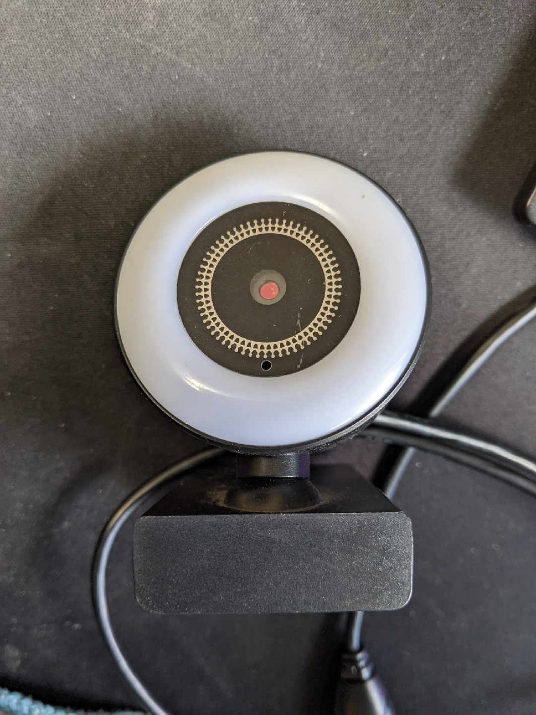 Webcam with Ring Light