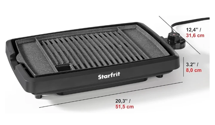 BBQ Grill Starfrit The Rock Indoor Smokeless - photo 4
