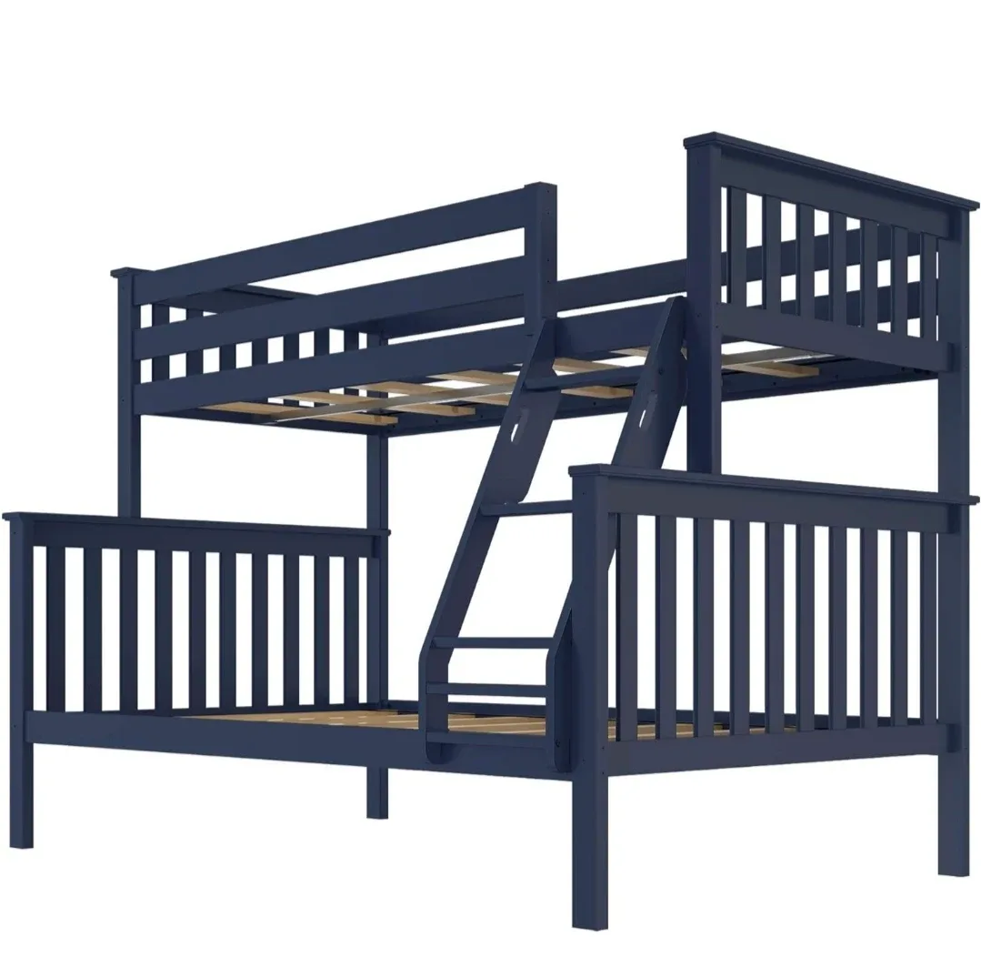 Blue Wooden Bunk Bed - 65" Tall image indicator(4)
