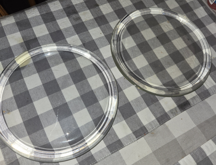 Two Clear Glass Plates - photo 2