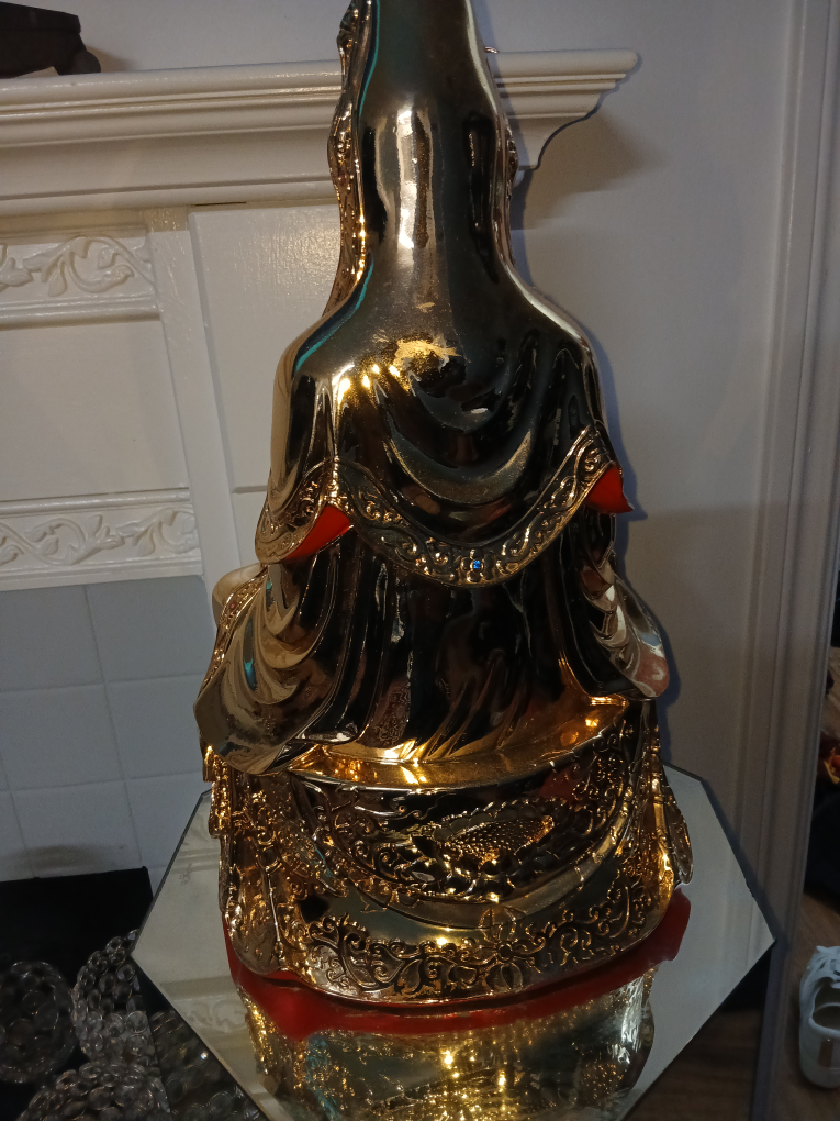Golden Quan Yin Statue - photo 5