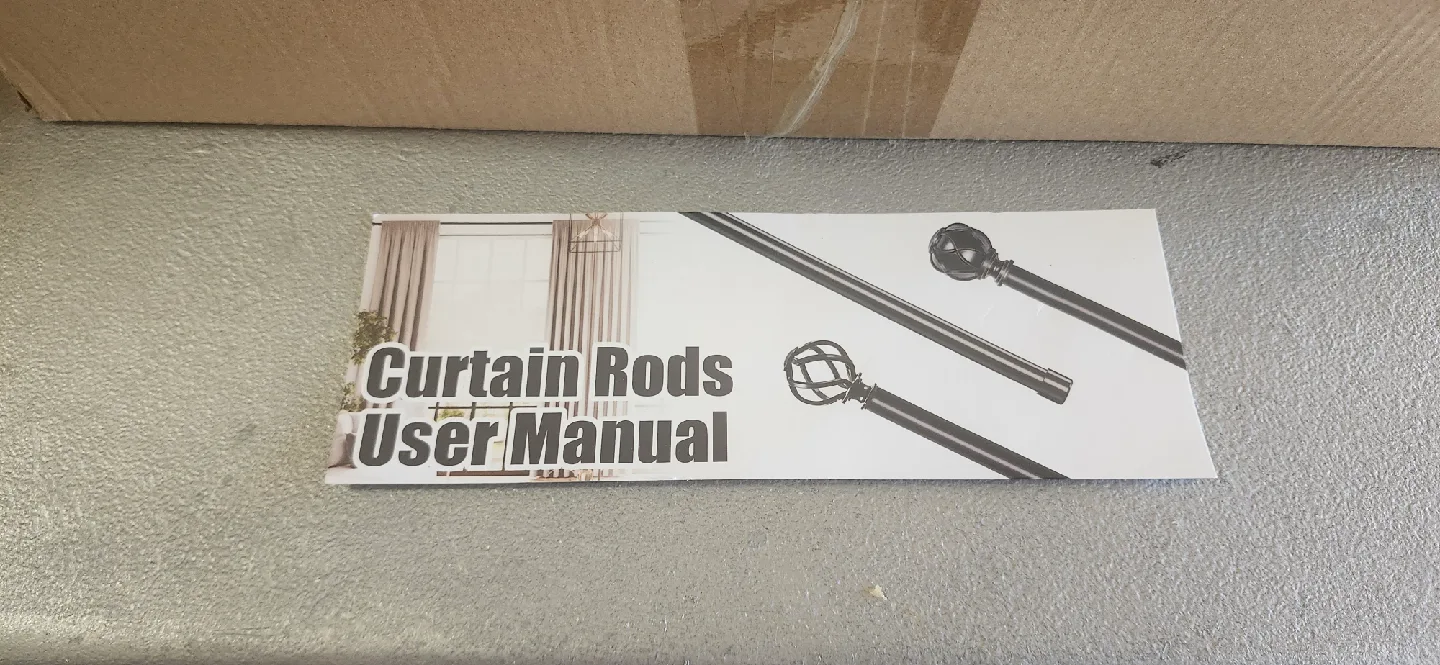 GSBLUNIE Curtain Rod 88-120 inch, Silver (Chrome) image indicator(4)