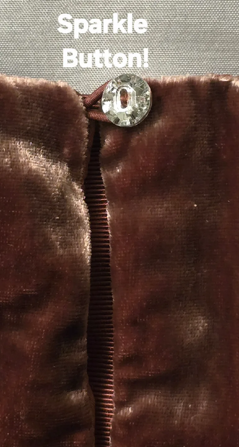 NEW! Girls Gymboree Brown Velvet Dress - Size 10 Youth image indicator(7)