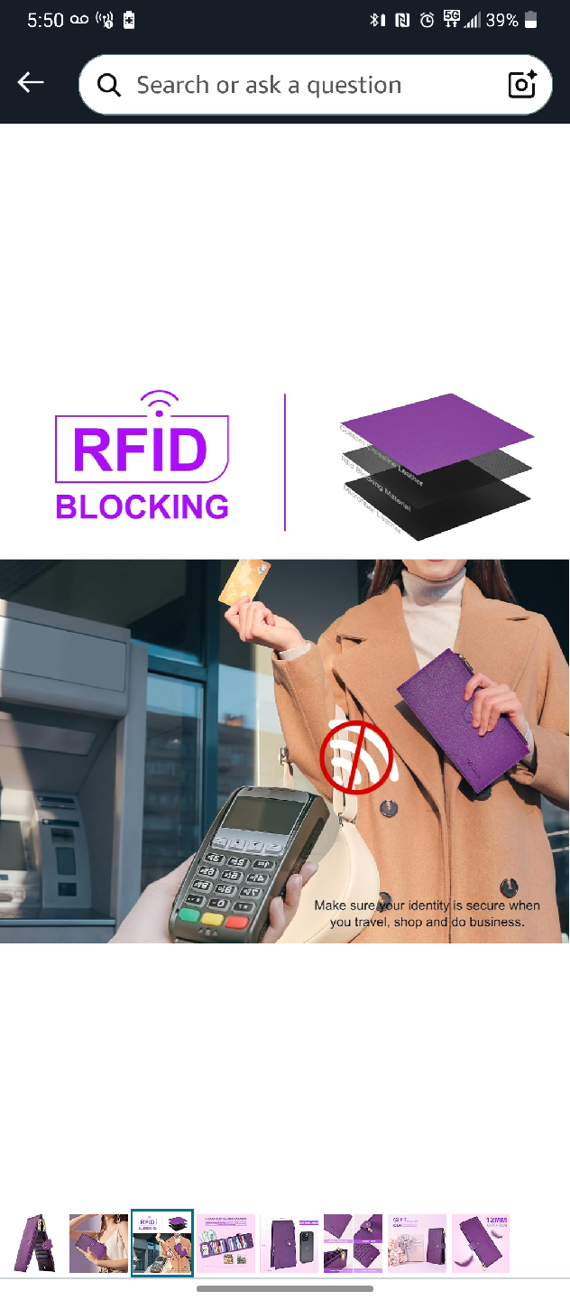 Purple  Wallet - photo 3