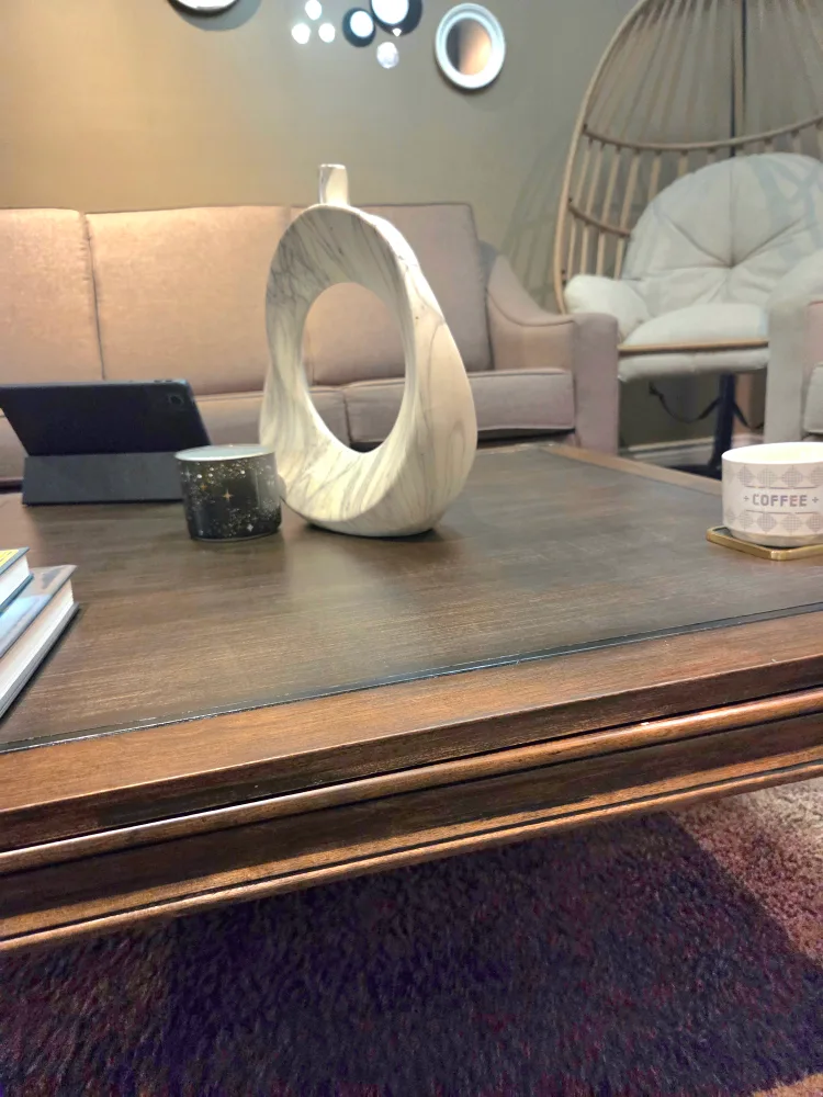 Dark Brown Wood Coffee Table image indicator(4)