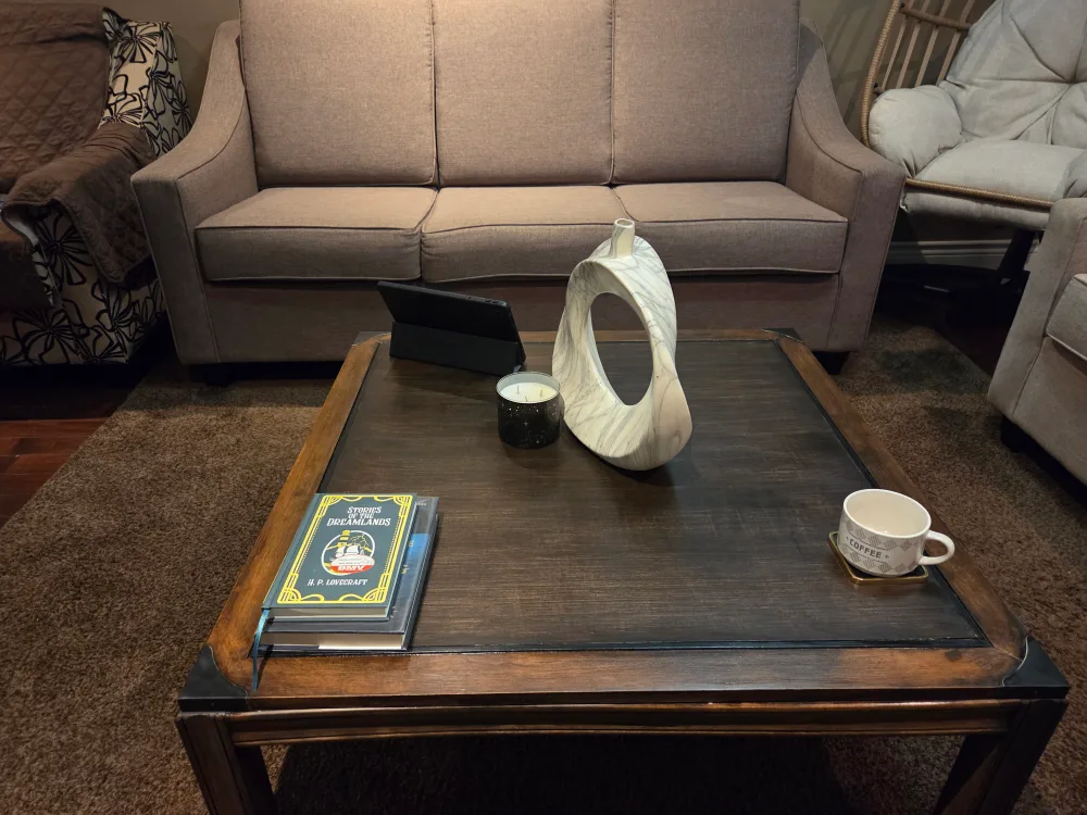 Dark Brown Wood Coffee Table image indicator(7)