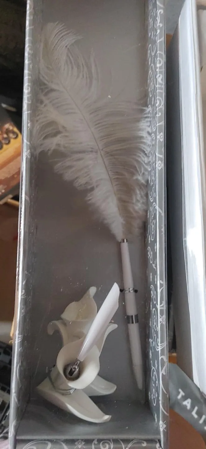 Wedding set with glasses, server, pen and pins image indicator(3)