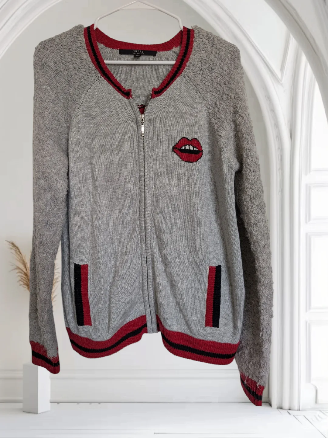 Guess Zip Up Cardigan - Size M