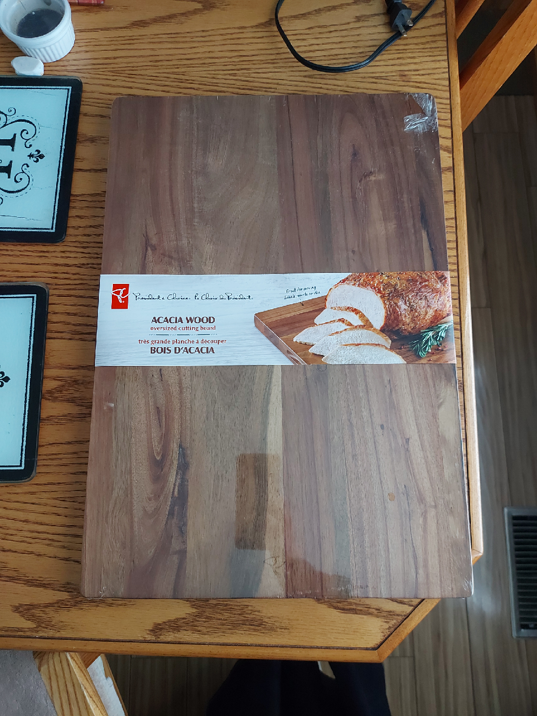 oversized wooden cutting board