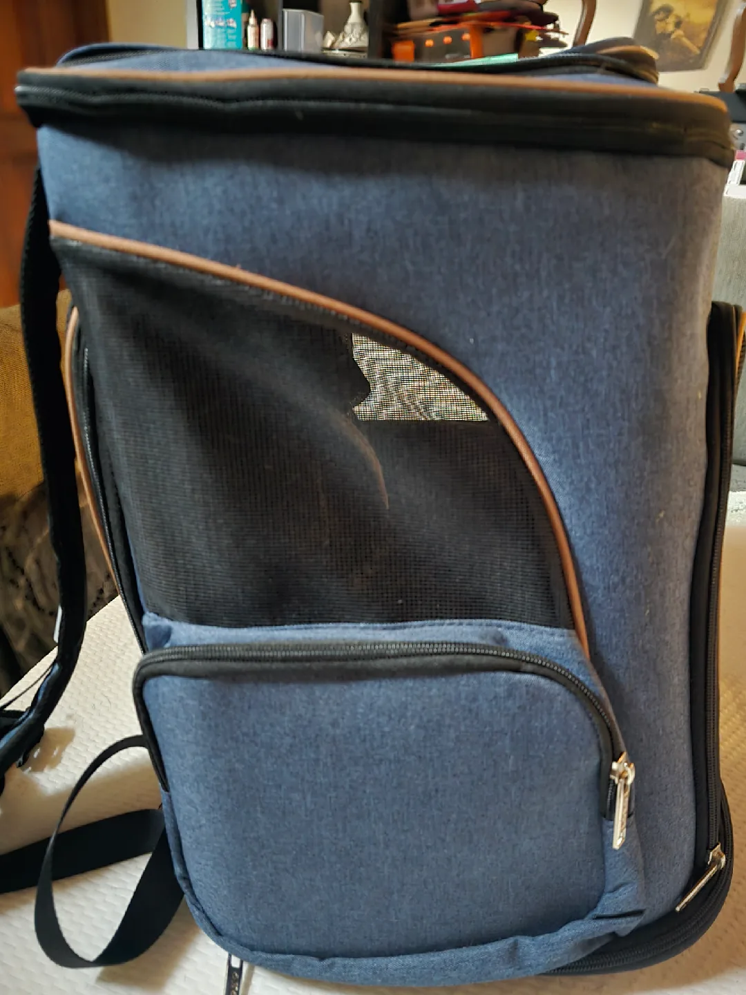 Cat, SM Dog Carrier Backpack - Blue image indicator(2)