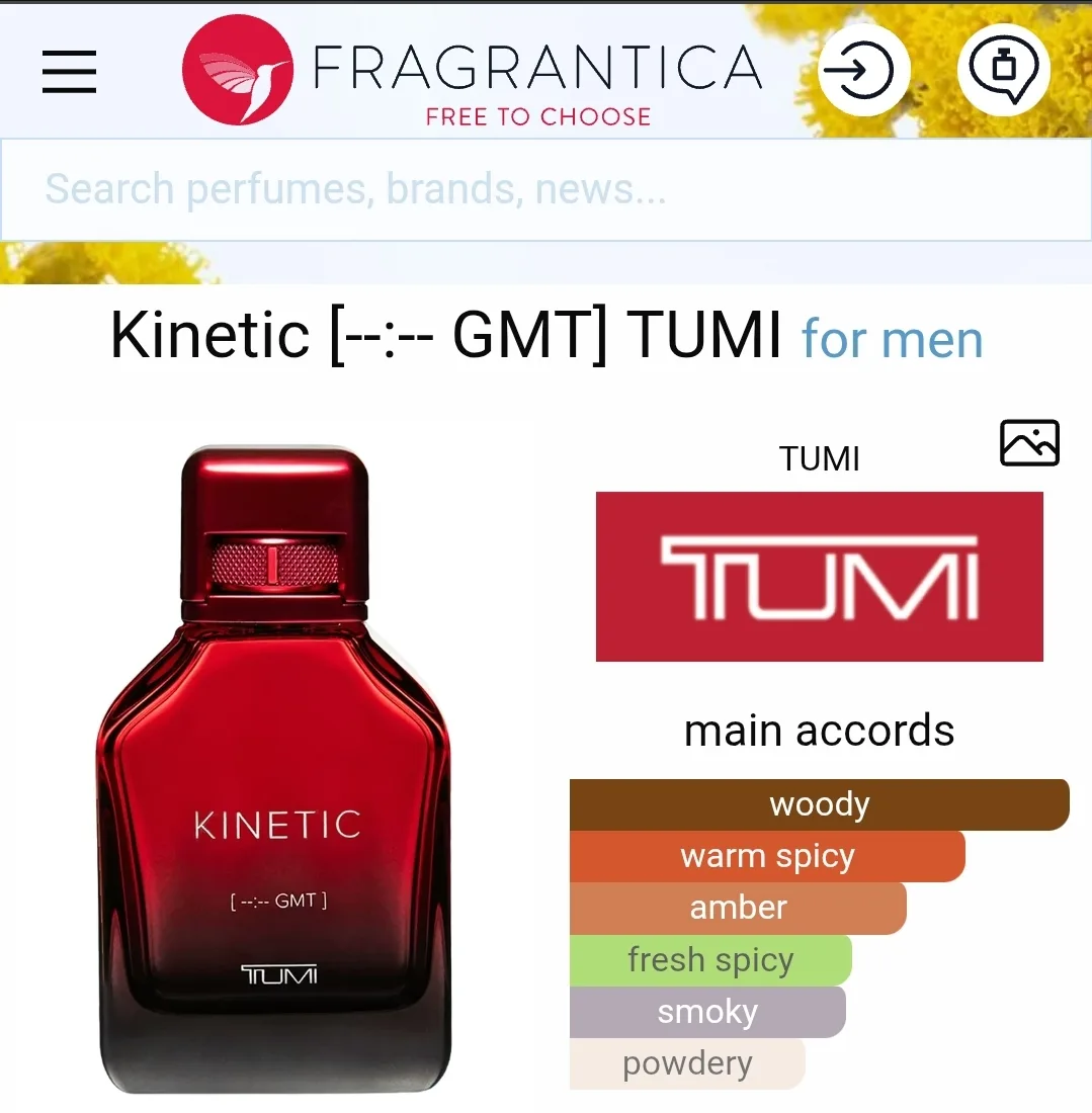 TUMI Kinetic( 200ml ) EDP Perfume image indicator(7)