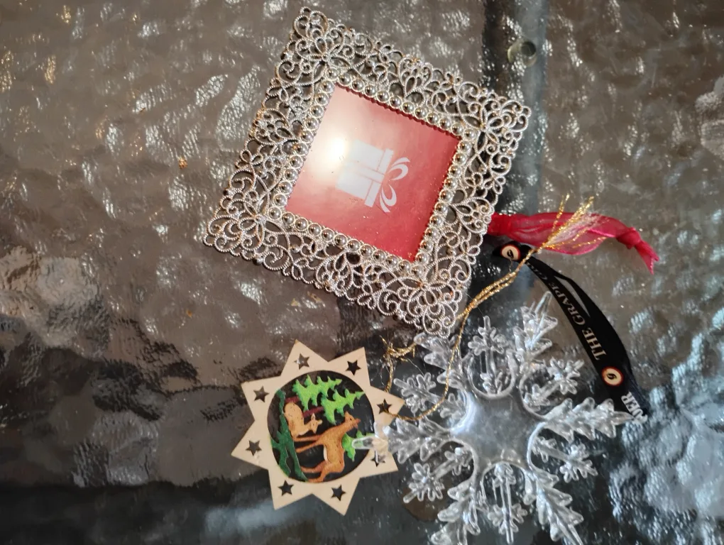 Holiday Time 4-ft Pre-Lit Pine Tree & Ornaments image indicator(6)