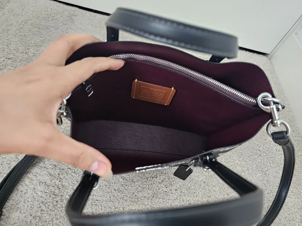 Authentic Coach Mollie Bag with Bow Print image indicator(10)